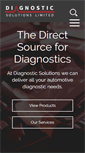 Mobile Screenshot of diagnosticsolutions.ie